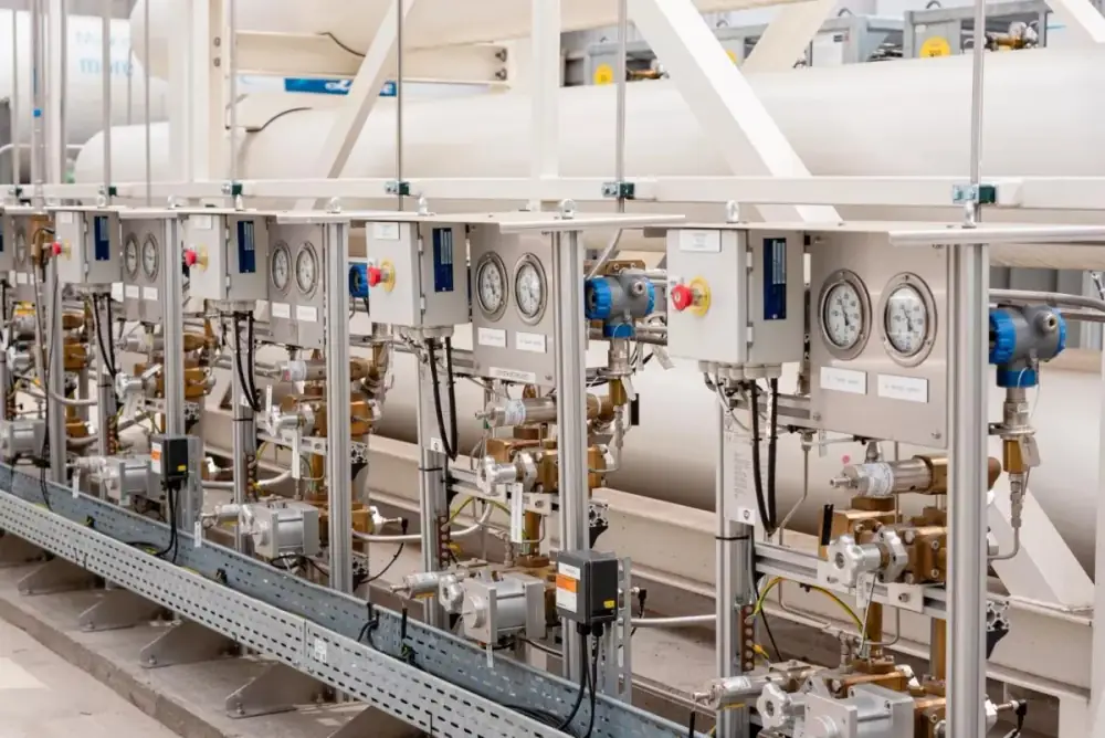 Automated process equipment for factory-backed supply support
